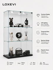 Glass Display Cabinet Loxevi