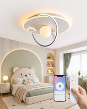 Dimmable Kids Ceiling Light with Remote Loxevi