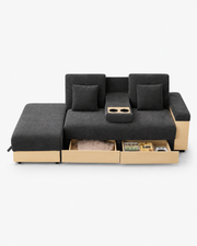 Chenille Sleeper Sofa Loxevi