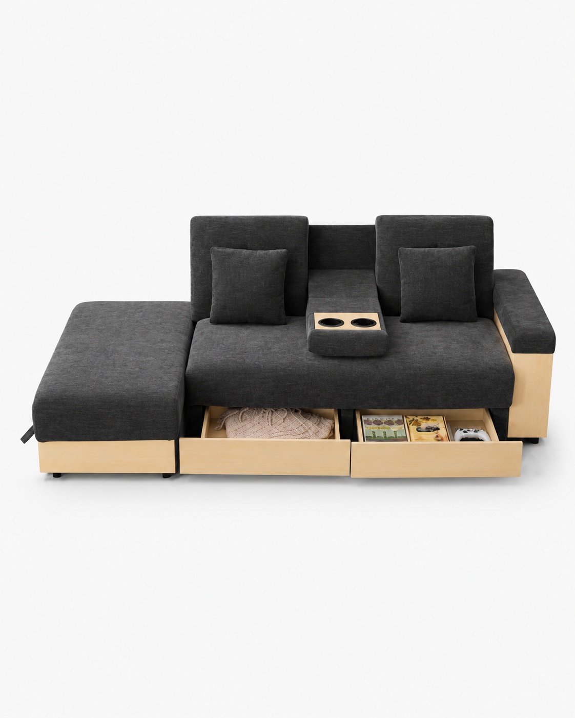 Chenille Sleeper Sofa Loxevi