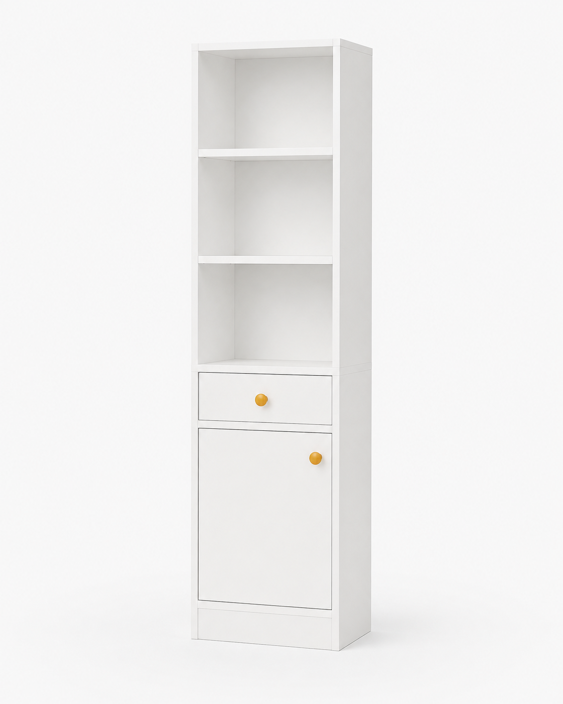 Three Tier Corner Storage Cabinet Loxevi
