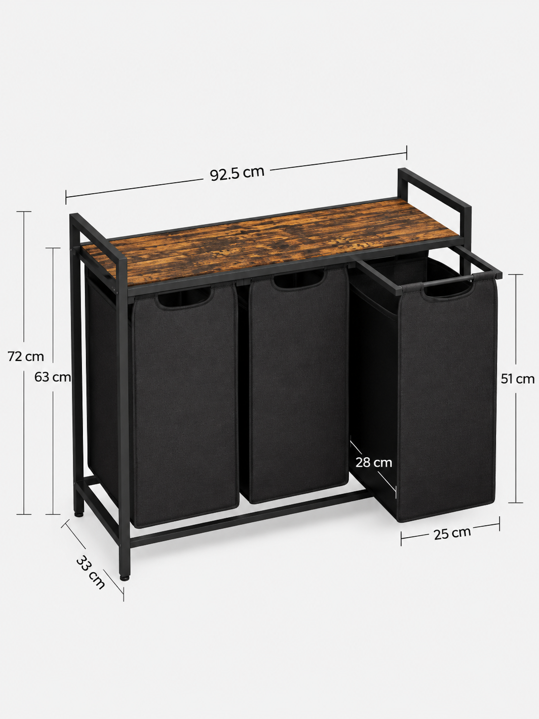 Laundry Hamper Cabinet Loxevi
