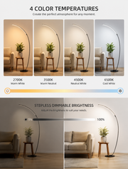Dimmable LED Reading Floor Lamp Loxevi