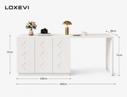 Rotating L Shaped Desk Loxevi