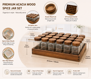 Spice Rack Set Loxevi