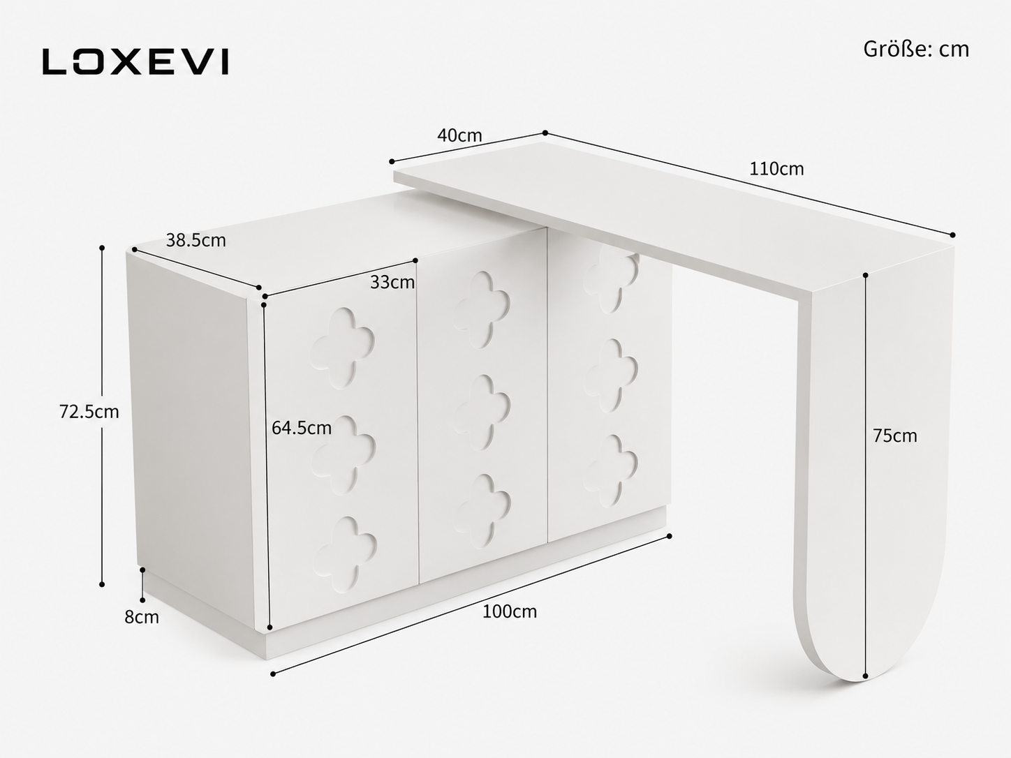 Rotating L Shaped Desk Loxevi