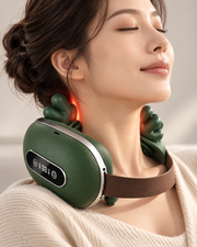Cordless Shiatsu Neck and Shoulder Massager with Heat Loxevi
