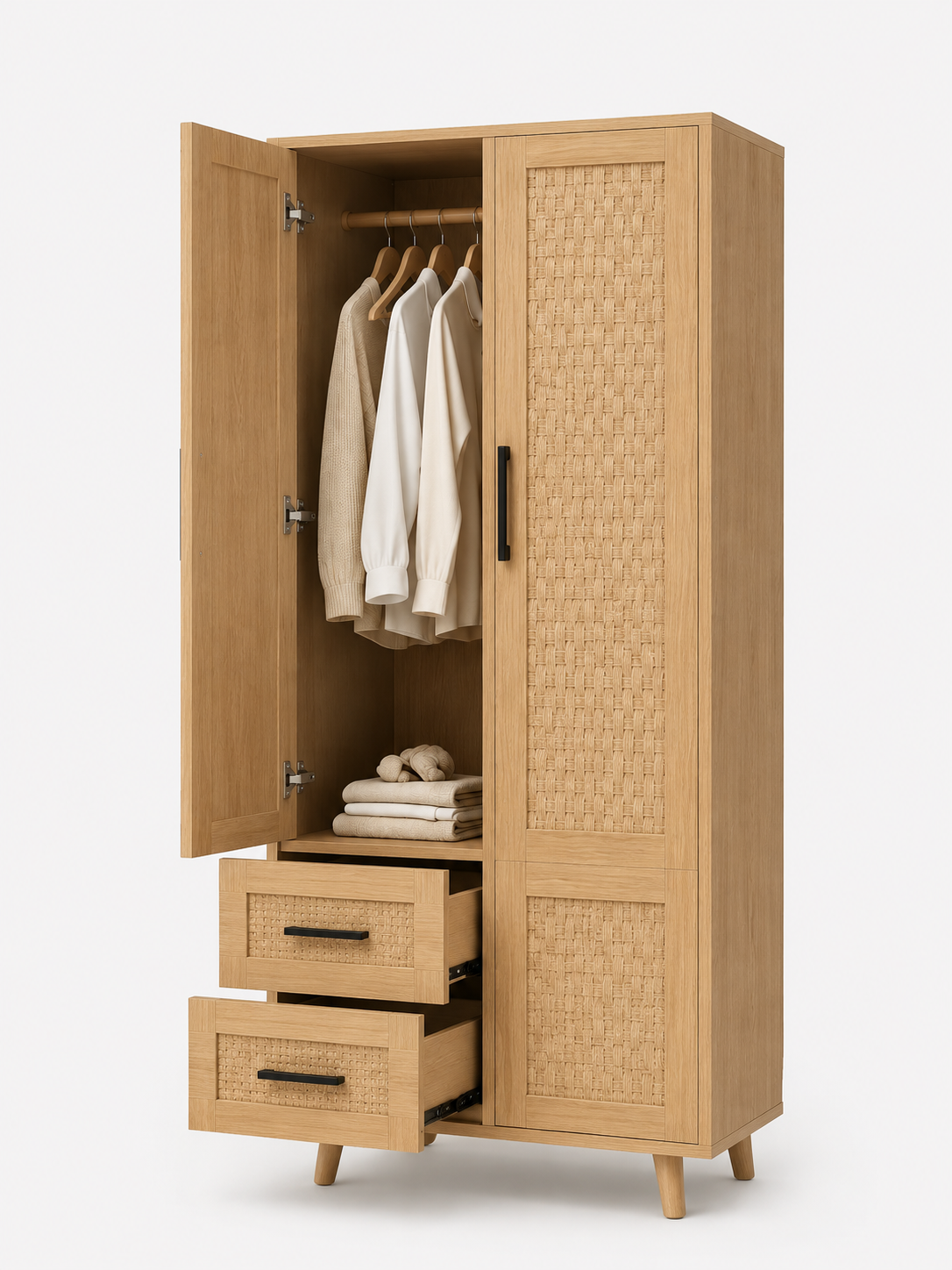 Farmhouse Wardrobe Closet Loxevi