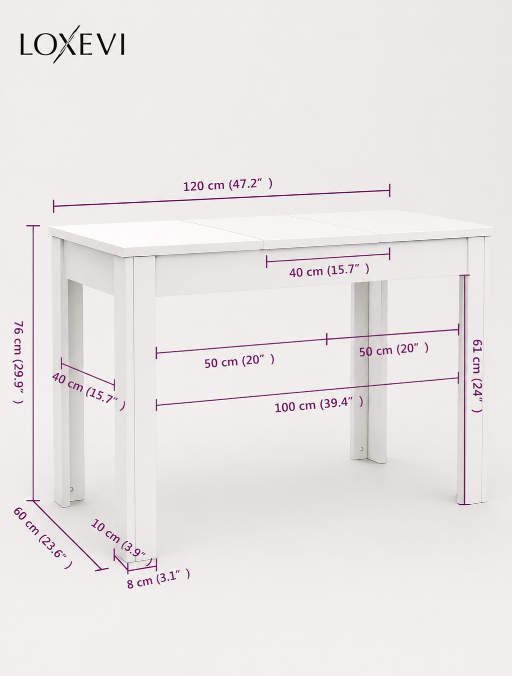Oak Dining Table Loxevi