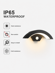 LED Outdoor Wall Light With Motion Sensor Loxevi