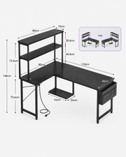 L Shaped Gaming Desk Loxevi
