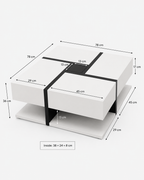 High Gloss Coffee Table Loxevi