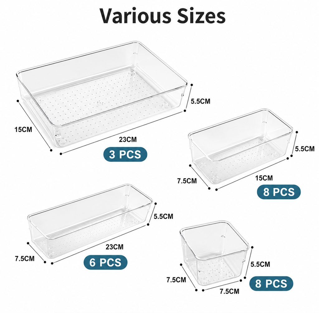 Drawer Organizer Set Loxevi