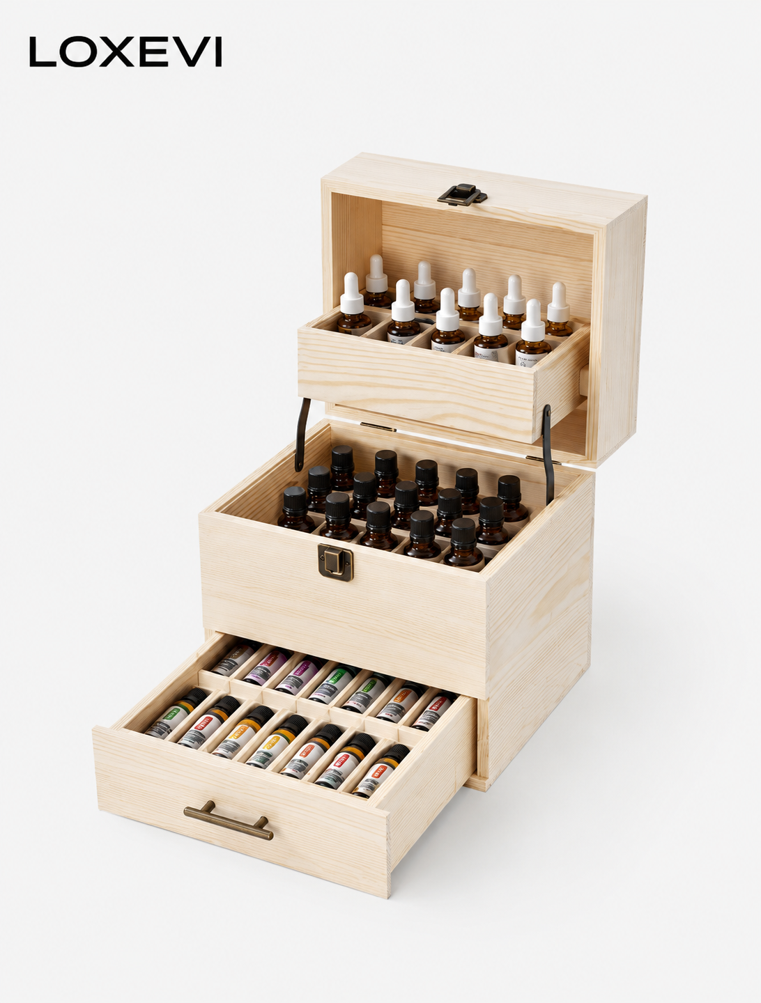 Three Tier Essential Oil Organizer Loxevi