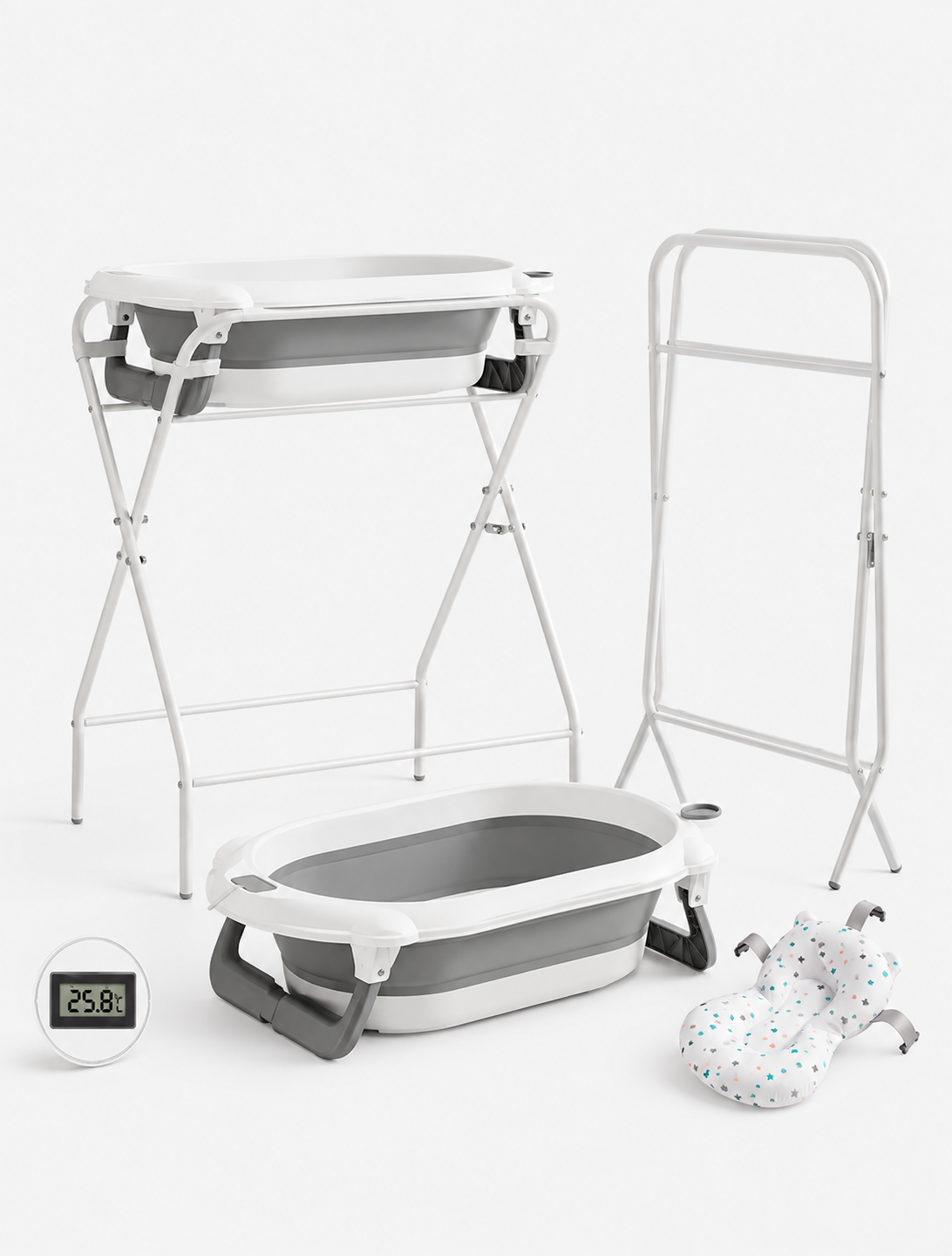 Three in One Folding Baby Bath with Stand Loxevi