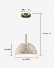 Modern Glass E27 Pendant Light Loxevi