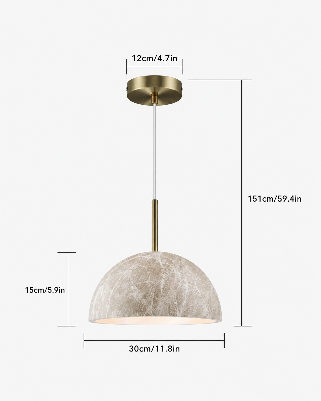 Modern Glass E27 Pendant Light Loxevi