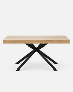 Extendable Oak Dining Table Loxevi