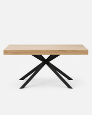 Extendable Oak Dining Table Loxevi