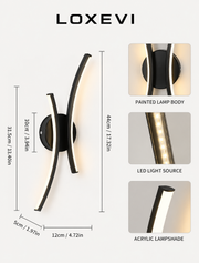 Curved LED Wall Light Loxevi
