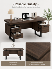 Office Desk with Drawers Loxevi