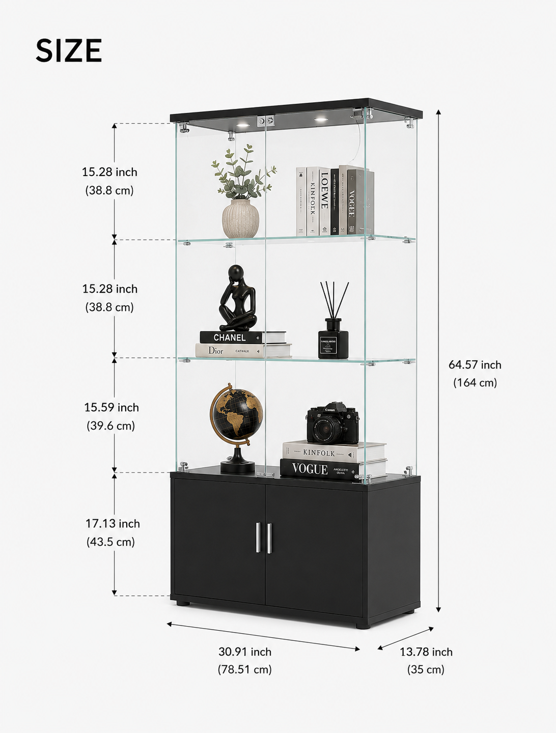 Luxury Display Cabinet Loxevi