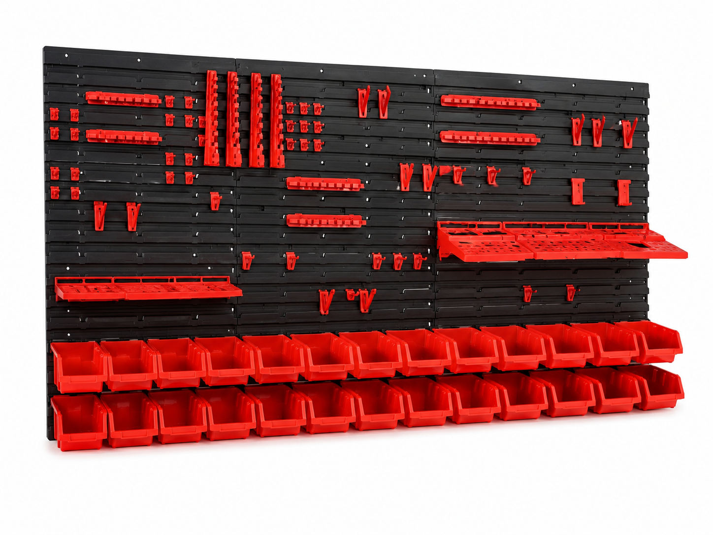 Wall Mounted 30 Bin Parts Organizer Loxevi