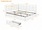 Upholstered Bed Frame Loxevi