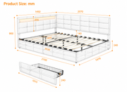 Upholstered Bed Frame Loxevi