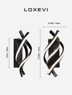 Spiral LED Wall Light Loxevi