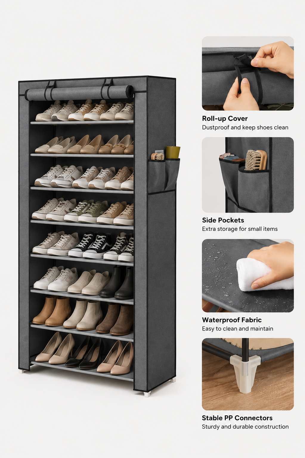 Shoe Storage Cabinet Loxevi