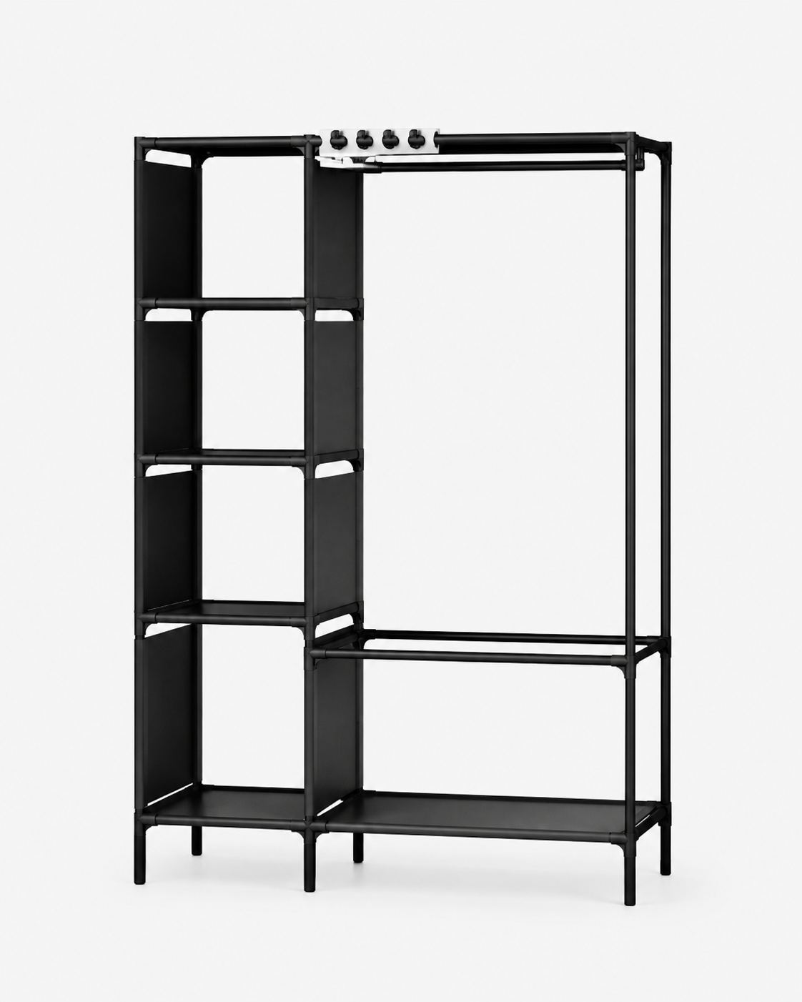 Space Saving Metal Garment Rack Loxevi