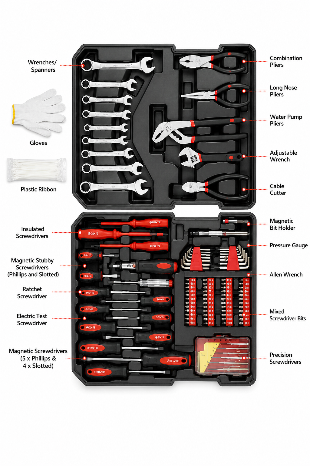799 Piece Mechanic Tool Set with Rolling Case Loxevi