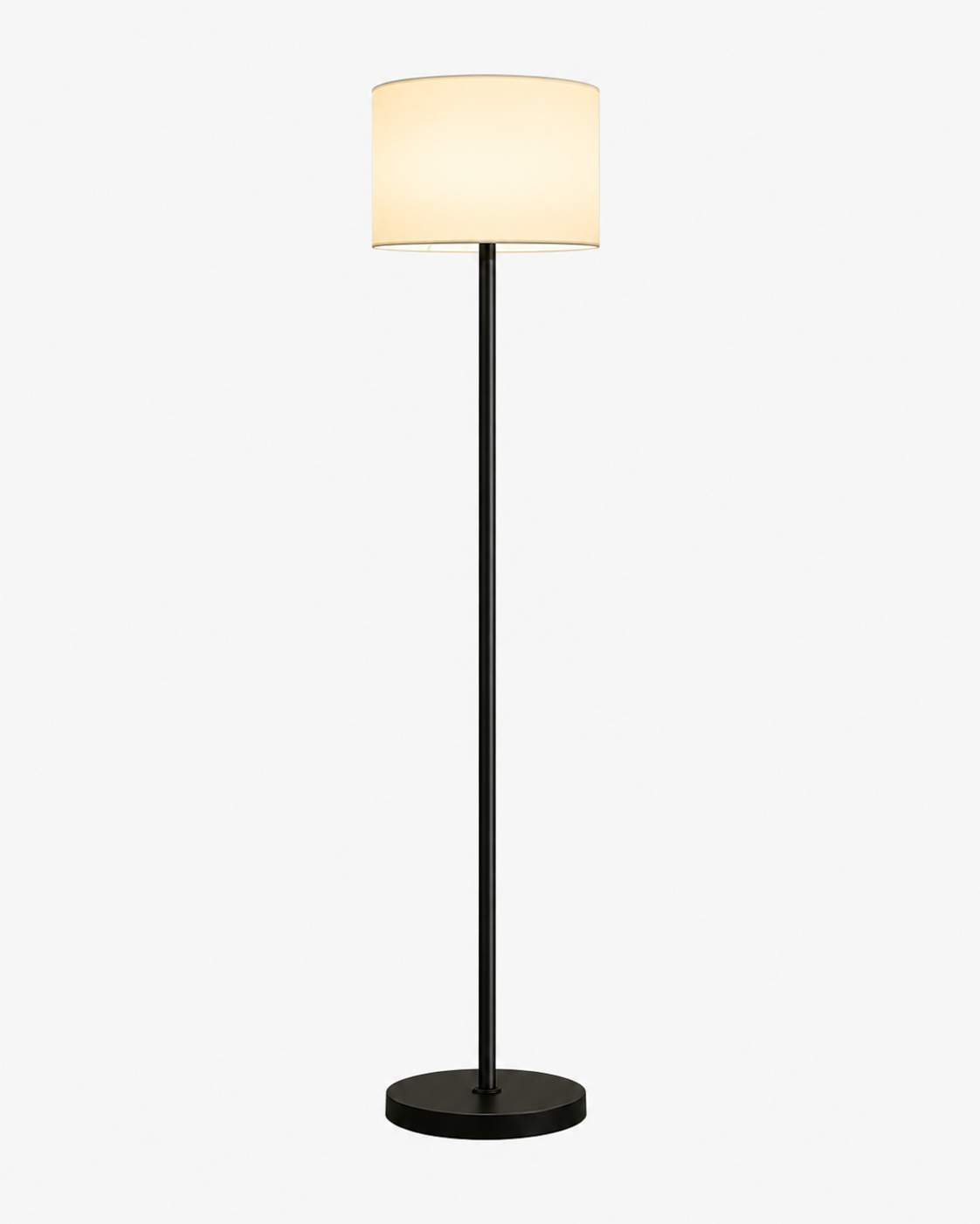 Modern Fabric Floor Lamp with E27 LED Bulb Loxevi