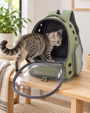 Transparent Bubble Pet Carrier Backpack with Ventilation Loxevi