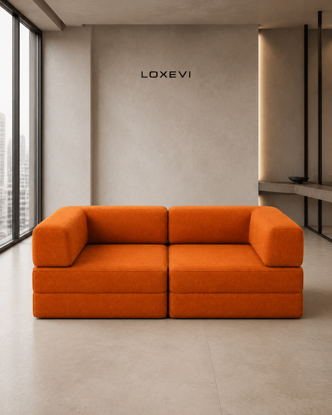 Vacuum Compressed Cord Sofa Bed Loxevi
