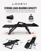 Folding Zero Gravity Chair with Removable Pillow Loxevi