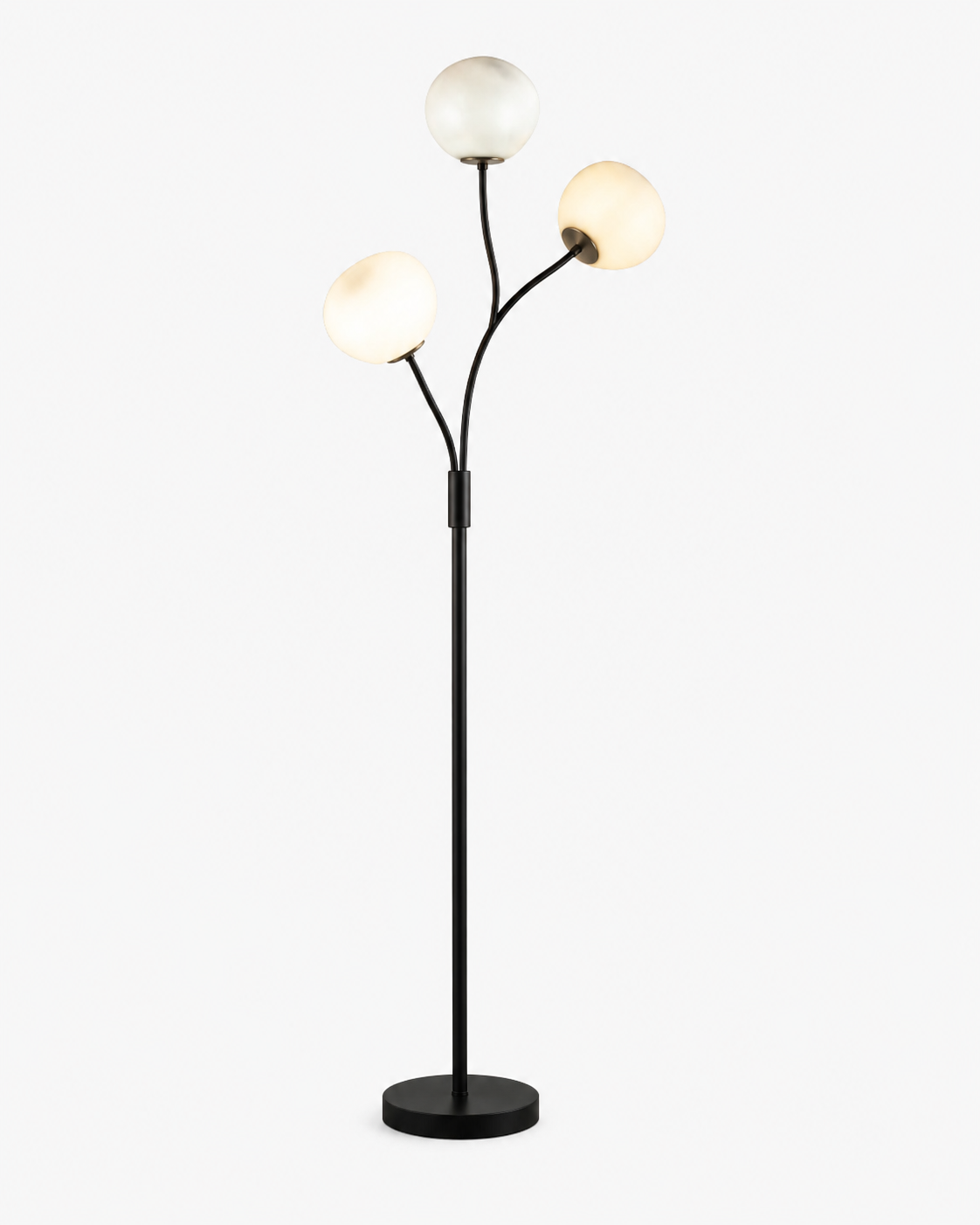 Three Globe Glass Floor Lamp Loxevi