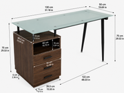 Glass Office Desk Loxevi