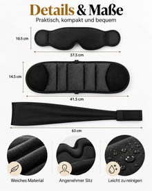 3-in-1 Travel Rest Kit with Eye Mask & Body Support | LADP