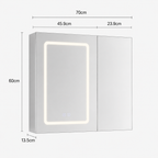 Smart Bathroom Mirror Cabinet Loxevi