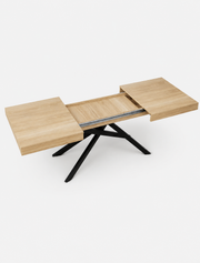 Extendable Oak Dining Table Loxevi