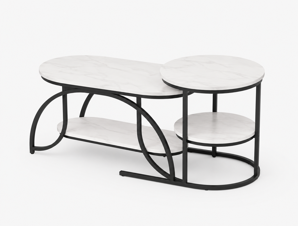 Nesting Side Table Set Loxevi