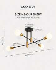 Industrial Ceiling Light Loxevi