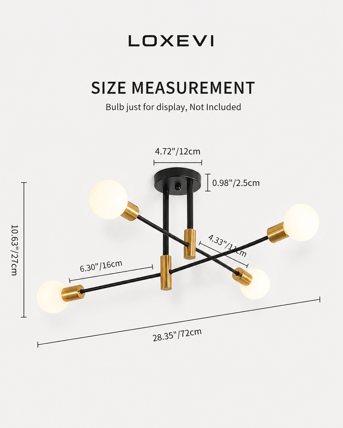 Industrial Ceiling Light Loxevi