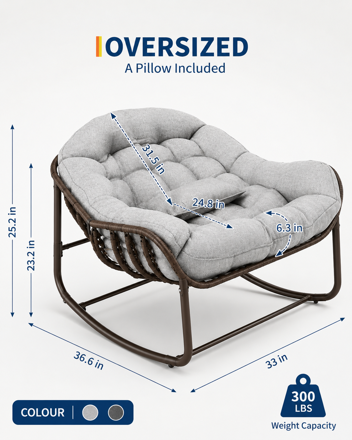 Rattan Egg Chair Loxevi