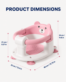 Bear Design Non Slip Baby Bath Seat Loxevi