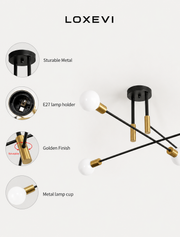 Industrial Ceiling Light Loxevi