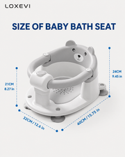 Bear Design Non Slip Baby Bath Seat Loxevi