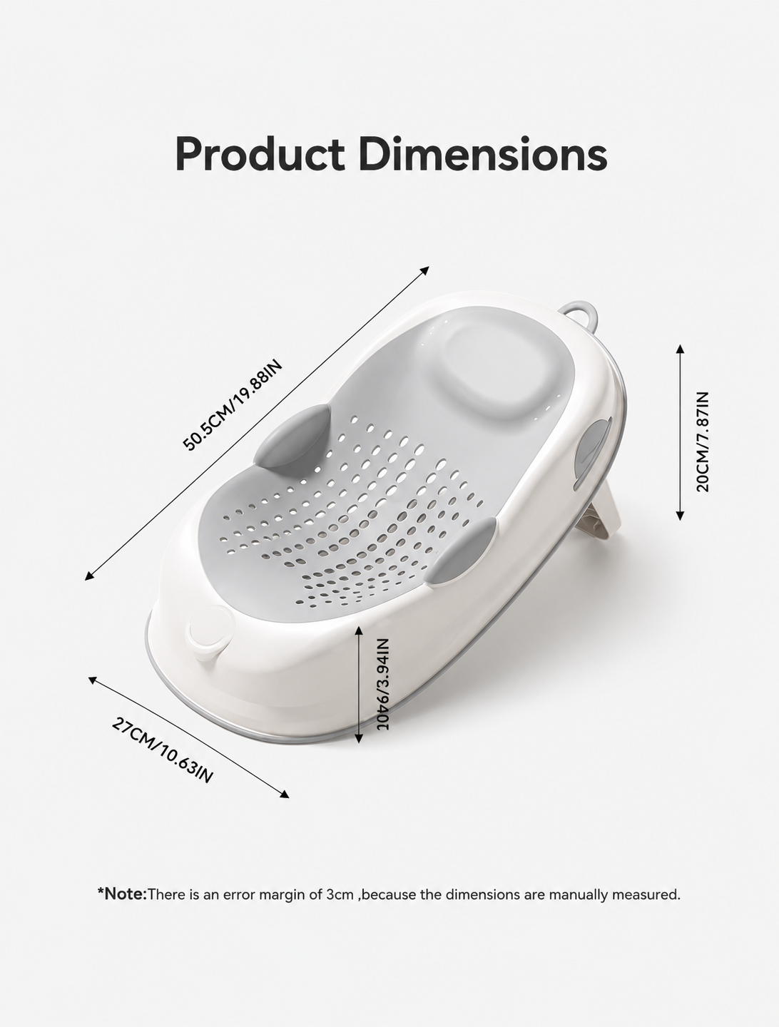 Ergonomic Non Slip Baby Bath Support Loxevi
